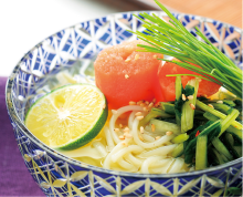 ひんやりお茶漬け麺